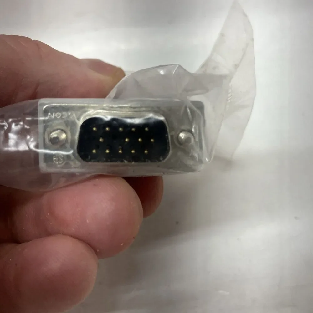 Apple DB15 Female to HD-15 SVGA Male NOS Monitor Adapter GRAY P/N: 590-1120-A